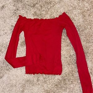 HOLLISTER LONG SLEEVE CROP